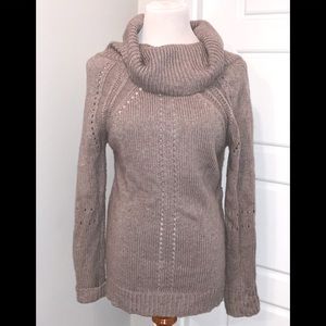 Ann Taylor LOFT Cowl neck detailed sweater